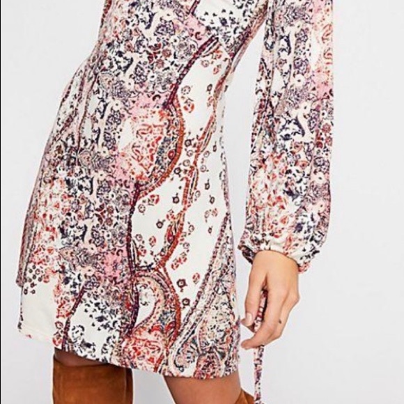 NWT Free People mock neck All Dolled Up Dress M - Picture 4 of 5